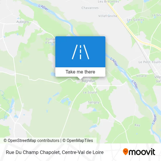 Rue Du Champ Chapolet map