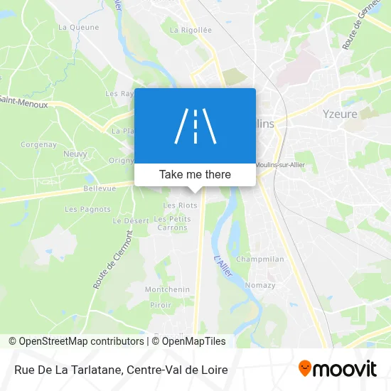 Rue De La Tarlatane map