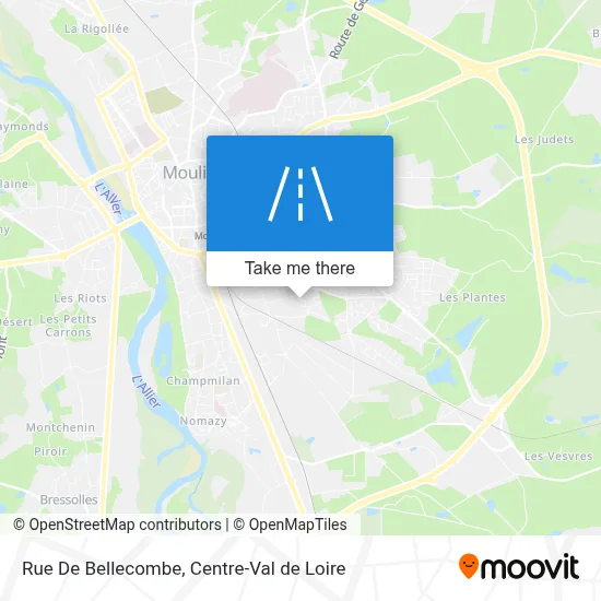 Rue De Bellecombe map