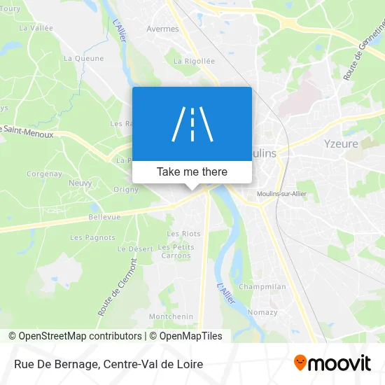 Rue De Bernage map