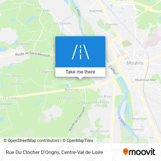 Rue Du Clocher D'Origny map