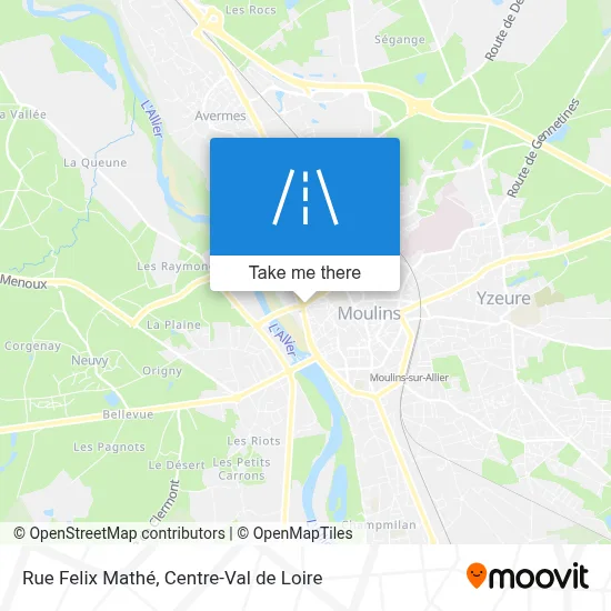 Rue Felix Mathé map