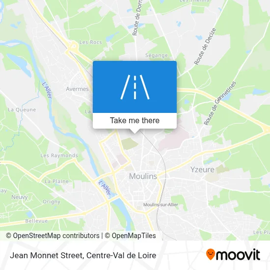 Rue Jean Monnet map