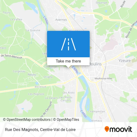 Rue Des Magnots map