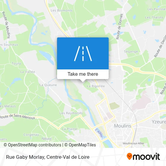 Rue Gaby Morlay map