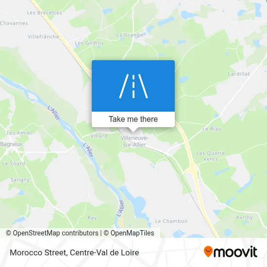 Rue Du Maroc map