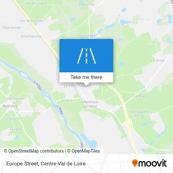 Rue De L'Europe map