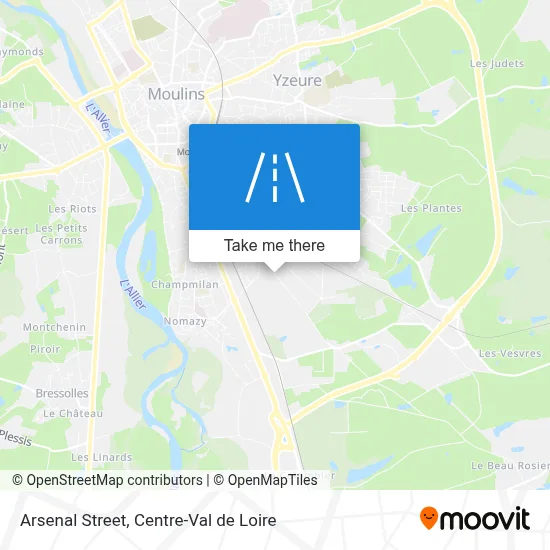 Rue De L'Arsenal map