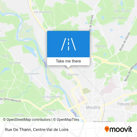 Rue De Thann map
