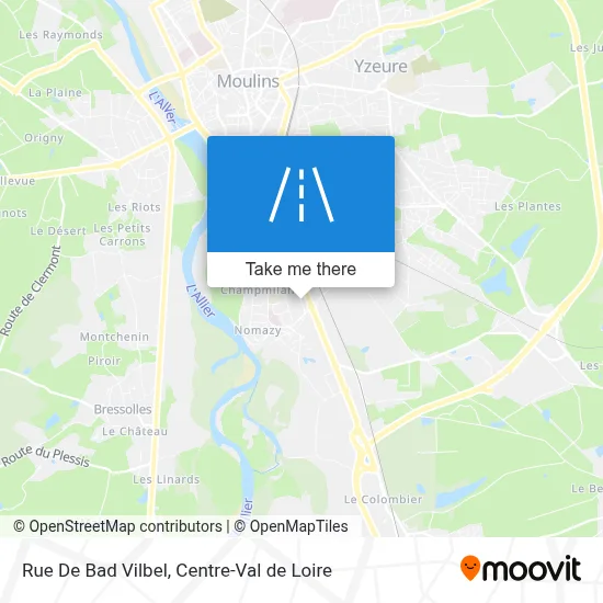 Rue De Bad Vilbel map