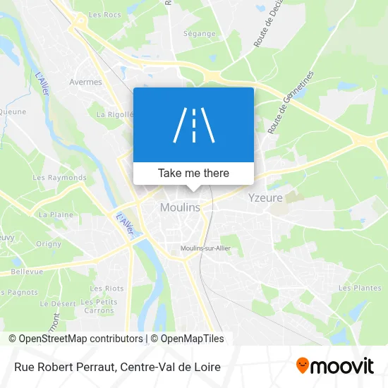 Rue Robert Perraut map