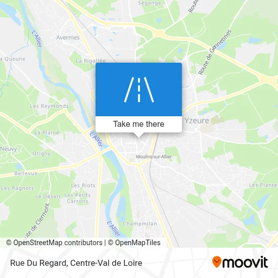 Rue Du Regard map