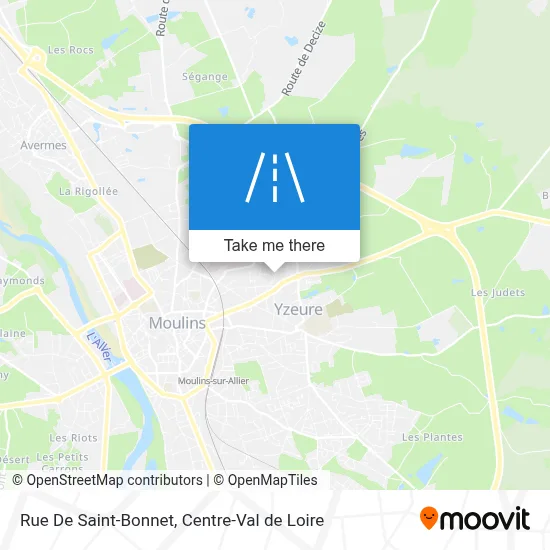 Rue De Saint-Bonnet map