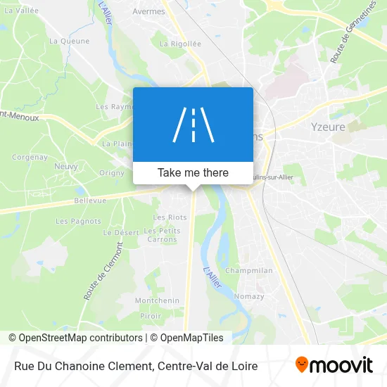 Rue Du Chanoine Clement map