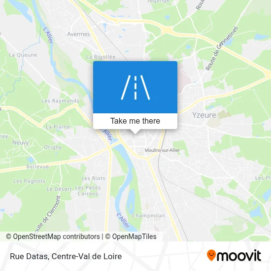 Rue Datas map