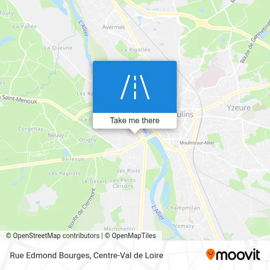 Rue Edmond Bourges map