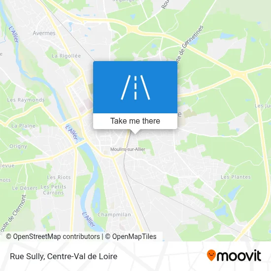Rue Sully map