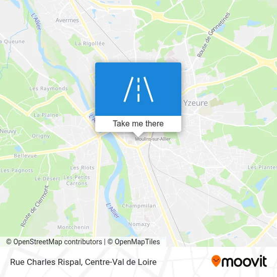Rue Charles Rispal map