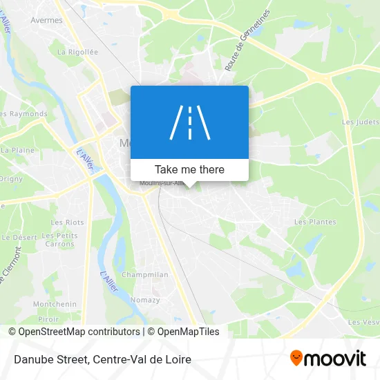 Rue Du Danube map