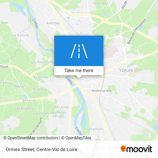 Rue Des Ormes map
