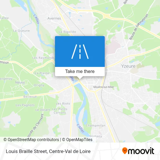 Rue Louis Braille map