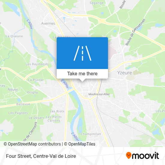 Rue Du Four map