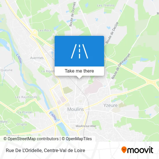 Rue De L'Oridelle map
