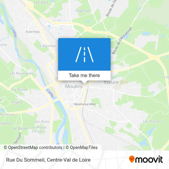 Rue Du Sommeil map