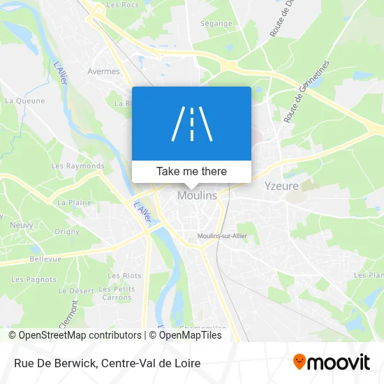 Rue De Berwick map
