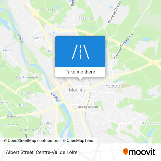 Rue Albert map