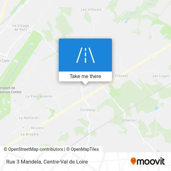 Rue 3 Mandela map