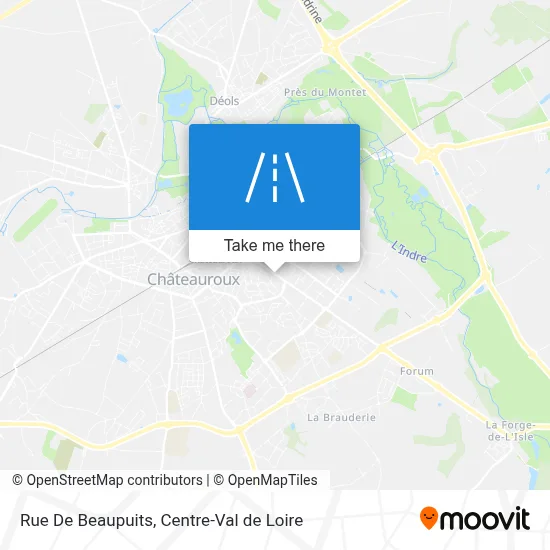 Rue De Beaupuits map
