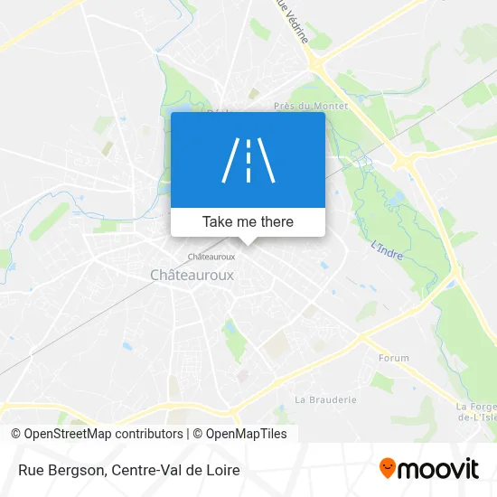 Rue Bergson map