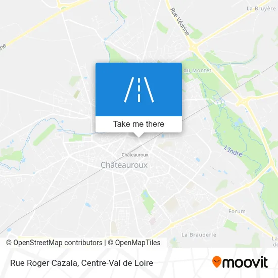 Rue Roger Cazala map
