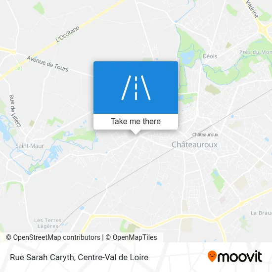 Rue Sarah Caryth map