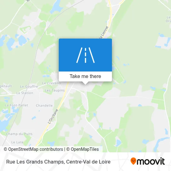 Rue Les Grands Champs map
