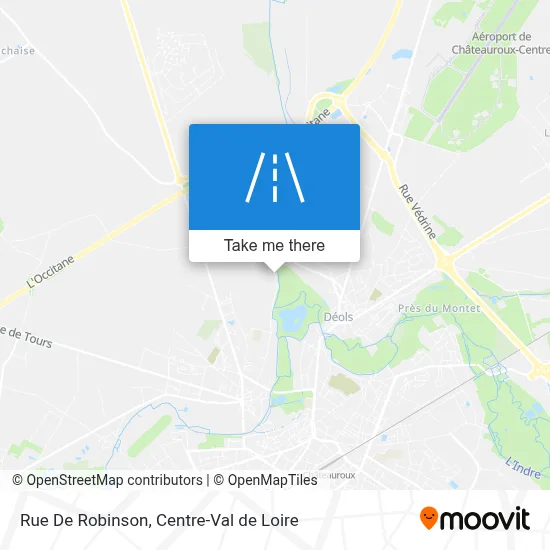 Rue De Robinson map