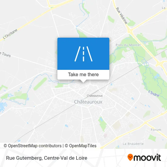 Rue Gutemberg map