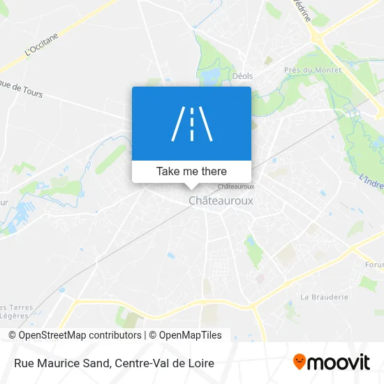 Rue Maurice Sand map