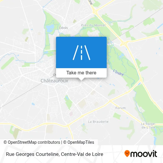 Rue Georges Courteline map