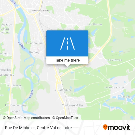 Rue De Michelet map