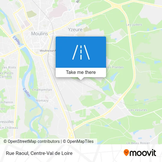 Rue Raoul map