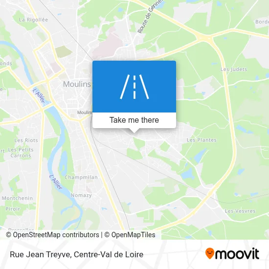 Rue Jean Treyve map