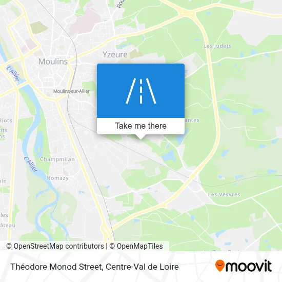 Rue Théodore Monod map