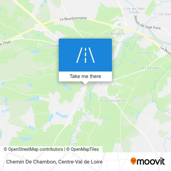 Chemin De Chambon map
