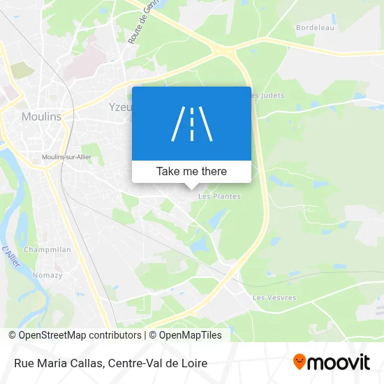 Rue Maria Callas map