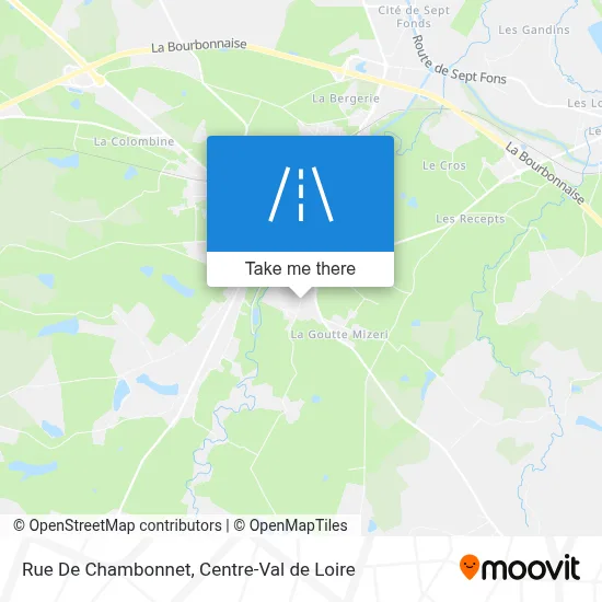 Rue De Chambonnet map