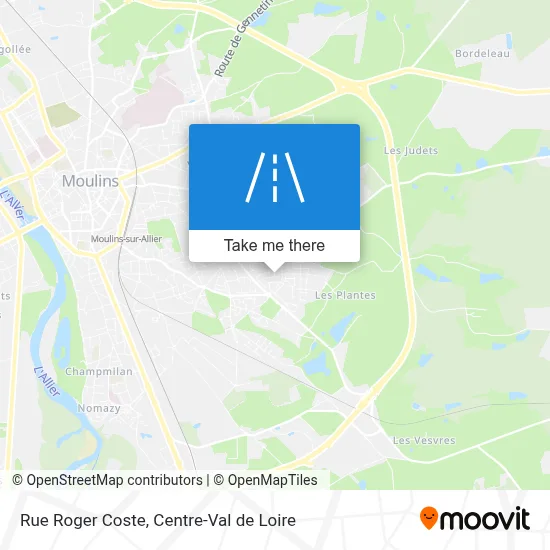 Rue Roger Coste map
