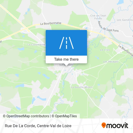 Rue De La Corde map