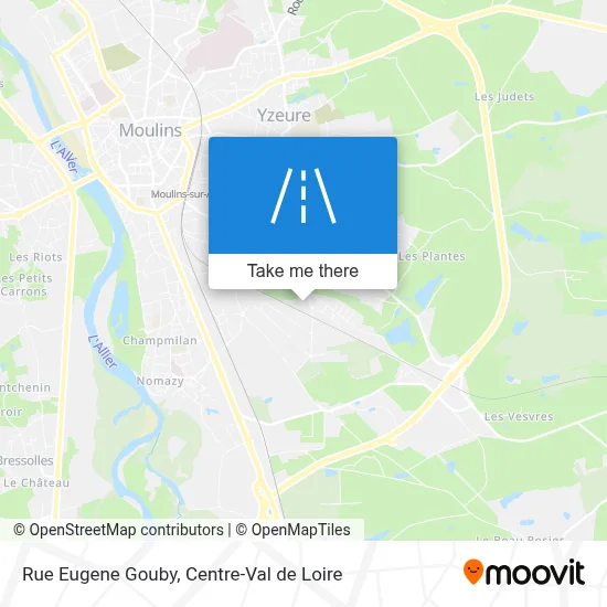 Rue Eugene Gouby map